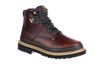 Image of Georgia Boot Giant 6 inch Work Boot w/Steel Toe - Mens, Soggy Brown, 9.5 Wide, G6374-095W