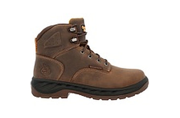 Image of Georgia Boot Over Time Waterproof 6 inch Work Boot w/Alloy Toe - Mens, Brown, 11.5 Wide, GB00522-110W