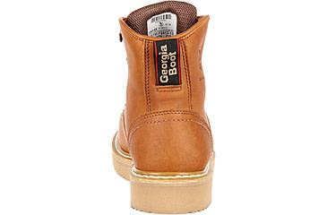 Image of Georgia Boot Wedge Steel Toe 6in Work Boot - Mens, Wide, Baracuda Gold, 10, G6342-100W