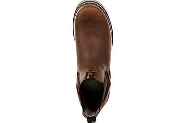 Image of Georgia Boot Wedge Waterproof Chelsea Work Boot - Mens, Wide, Brown, 8.5, GB00352-085W