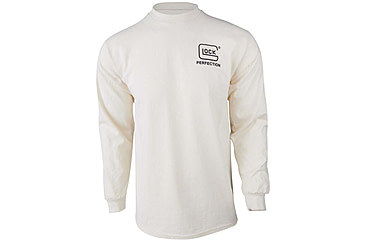 Image of Glock Born In Austria Cotton Long Sleeve Shirt - Men's, Tan, Large, AP96073