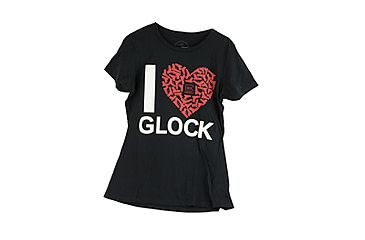 Image of Glock Women Short Sleeve &quot;I Love Glocks&quot; Shirt, Black, XL, GLAP95134