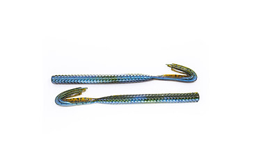 Image of Googan Squad Blazin Worm, 6in, Blue Baby, GBW-BLU