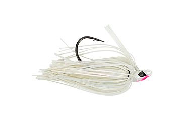 Image of Googan Squad Grass Hero Skirtied Jig, 3/16 oz, 4/0 Hook, White, 10-20-GGS-10004B