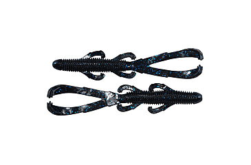 Image of Googan Squad Trench Hawg, 6in, Black Blue Flake, GTH-BLB