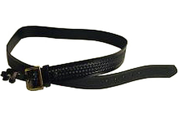 Image of Gould &amp; Goodrich Pants Belt, Nickel Buckle, 32, Black Weave, K52-32W