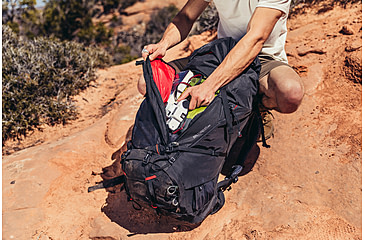 Image of Gregory Baltoro 100L Pro Backpack, Lava Black, Small, 141298-9574