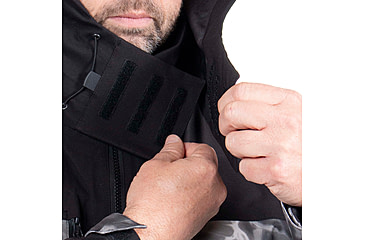 Image of Habit Anglers Bluff Rain Jacket, Habit Gray Waves/Black, Large, RS10032-O-8-6-L-4G5