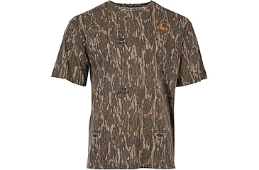 Image of Habit Bear Cave Camo Short Sleeve Tee - Mens, Mossy Oak Bottomland, Large, TS10005-014-L