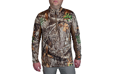 Image of Habit Buck Hills Base Layer Mock - Mens, RT Edge/Cub, Medium, BL-10021-922-M