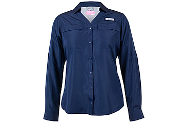 Image of Habit Long Sleeve River Shirt - Womens, Peacoat, Medium, TS1465-990-WM