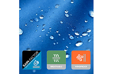 Image of Habit Roaring Springs Packable Rain Jacket - Mens, 2-Tone Peacoat-Marlin blue, Extra Large, RS10007-1E4-XL