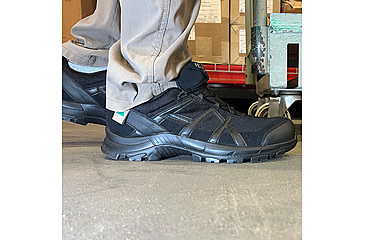 Image of HAIX 42.1 Low Black Eagle Safety Boot, 8.5US, Wide, Black, 8.5, 610013W-8.5
