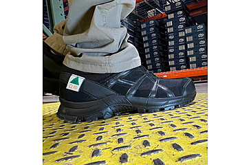 Image of HAIX 42.1 Low Black Eagle Safety Boot, 8.5US, Wide, Black, 8.5, 610013W-8.5