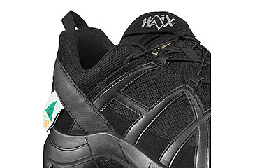 Image of HAIX 42.1 Low Black Eagle Safety Boot, 8.5US, Wide, Black, 8.5, 610013W-8.5