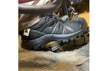 Image of HAIX 42.1 Low Black Eagle Safety Boot, 8.5US, Wide, Black, 8.5, 610013W-8.5