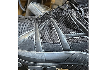 Image of HAIX 42.1 Low Black Eagle Safety Boot, 8.5US, Wide, Black, 8.5, 610013W-8.5