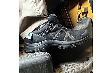 Image of HAIX 42.1 Low Black Eagle Safety Boot, 8.5US, Wide, Black, 8.5, 610013W-8.5