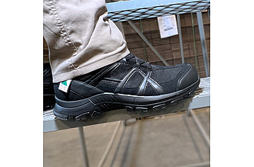 Image of HAIX 42.1 Low Black Eagle Safety Boot, 8.5US, Wide, Black, 8.5, 610013W-8.5