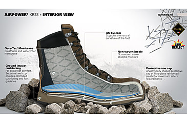 Image of HAIX Airpower XR23 Boot, 12.5US, Medium, Brown, 12.5, 607903M-12.5