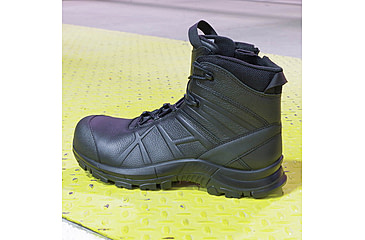 Image of HAIX Black Eagle Safety 55 Mid, Side-Zip, Mens Boots, Black, 7 Extra Wide, 620012XW-7