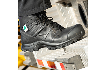 Image of HAIX Black Eagle Safety 55 Mid, Side-Zip, Mens Boots, Black, 7 Extra Wide, 620012XW-7