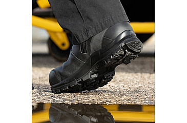 Image of HAIX Black Eagle Safety 55 Mid, Side-Zip, Mens Boots, Black, 7 Extra Wide, 620012XW-7