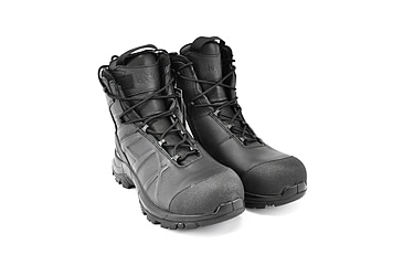 Image of HAIX Black Eagle Safety 55 Mid, Side-Zip, Womens Boots, Black, 7.5 Medium, 620013M-7.5