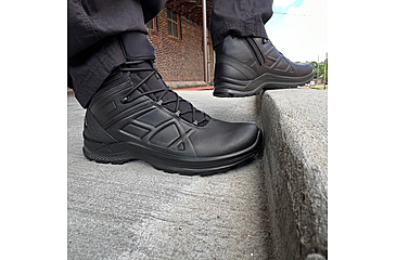 Image of HAIX Eagle Tactical 2.0 GTX Mid Side Zip Boots - Mens, Black, 8.5 US, Wide, 340043W-8.5