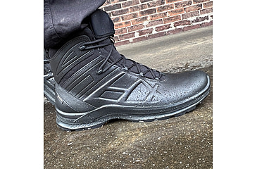 Image of HAIX Eagle Tactical 2.0 GTX Mid Side Zip Boots - Mens, Black, 8.5 US, Wide, 340043W-8.5