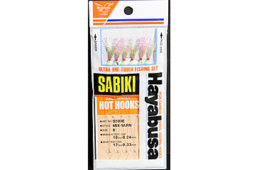 Image of Hayabusa Mix Yarn Mackerel Sabiki Rig, Size 8, S-500E-8