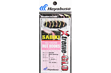 Image of Hayabusa Xtremeglo Sw Sabiki Rig, Size 6, 6 Pack, EX0016