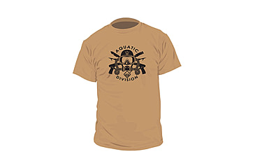 Image of Hazard 4 Aquatic Division Cotton T-Shirt, Coyote, Extra Small, APRG-AQUD-CYT-XS