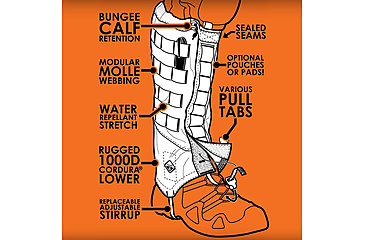 Image of Hazard 4 Mandogator Boot Gaitors, 1 Pair - Mens, Coyote, Extra Large, APR-MGT-CYT-XL