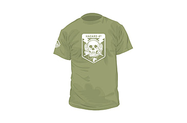 Image of Hazard 4 Operator Skull Cotton T-Shirt - Men's, OD Green, Extra Small, APRG-OPS-ODG-XS