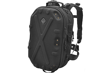 Image of Hazard 4 Pillbox Hardshell Backpack, Black, BKP-PBX-BLK