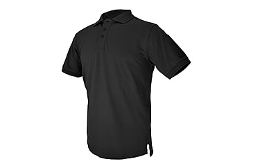 Image of Hazard 4 QuickDry Undervest Polo Shirt - Men's, Black, Medium, APR-QDUDV-BLK-M