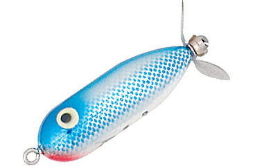 Image of Heddon Baby Torpedo Topwater Prop Bait, 2 1/2in, 3/8 oz, Blue Shiner, X0361NPB
