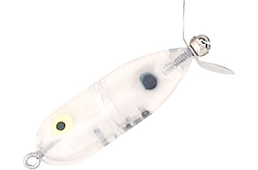 Image of Heddon Baby Torpedo Topwater Prop Bait, 2 1/2in, 3/8 oz, Clear, X0361C