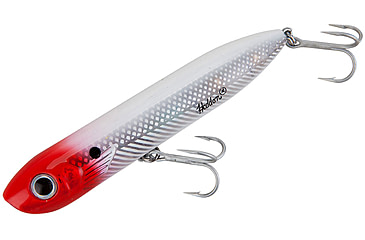Image of Heddon Chug'n Spook Topwater Walking Bait, 4 7/8in, 1 oz, Redhead Flash, X9556439