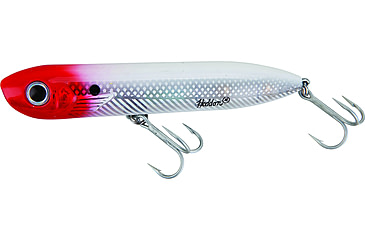 Image of Heddon Chugn Spook Topwater Bait, Floating, 1oz, 4 7/8in, Red Fish Flash, X9556439