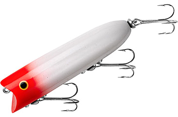 Image of Heddon Lucky 13 Topwater Popper, 3-3/4in, 5/8 oz, Red Head, X2500RH