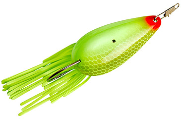 Image of Heddon Moss Boss Spoon, 3in, Chart Scaled, X0515CHS