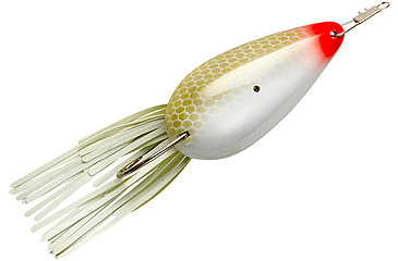 Image of Heddon Moss Boss Spoon, 3in, White Scaled, X0515WHS