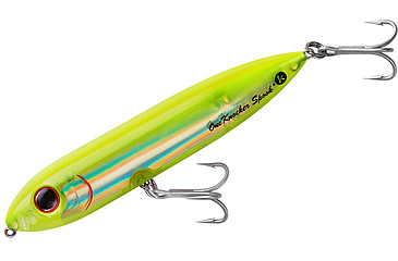 Image of Heddon One Knocker Spook Topwater Bait, 4.5in, 3/4 oz, Chart/Silver Insert, XK925323