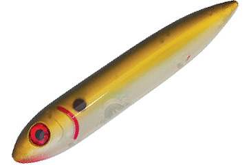Image of Heddon One Knocker Spook Topwater Bait, 4.5in, 3/4 oz, Ghost, XK9253431