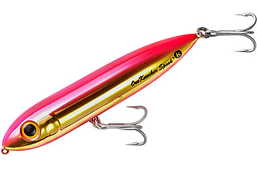 Image of Heddon One Knocker Spook Topwater Bait, 4.5in, 3/4 oz, Gold/Pink, XK9253456