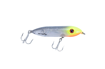 Image of Heddon Super Spook Boyo Topwater Walking Bait, 3in, 3/8 oz, Peach Ring, X9235536