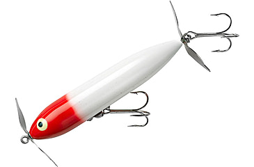 Image of Heddon Wounded Zara Spook Topwater Walking Bait, 3.5in, 1/2 oz, Red Head, XP9255RH
