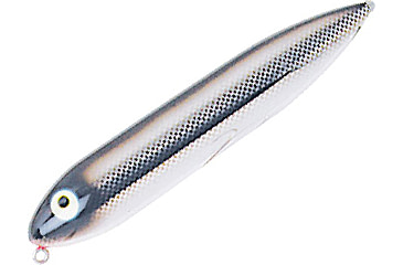 Image of Heddon Zara Spook Topwater Walking Bait, 4-1/2in, 3/4 oz, Black Shiner, X9255NBL